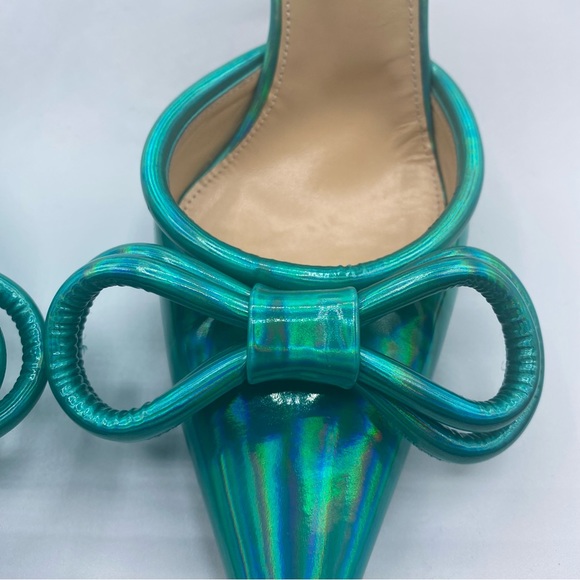 Mach & Mach - Bow Ankle Strappy Heel - Authentic - New w/o Box - Picture 7 of 14